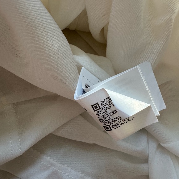 Zara White Tie-Strap Mini Dress - Picture 7 of 11